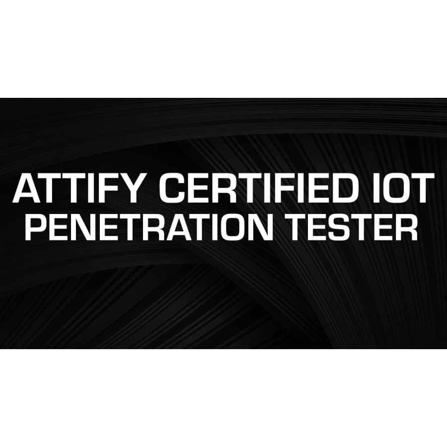 Certified IoT Penetration Tester certification - Real World Security Training