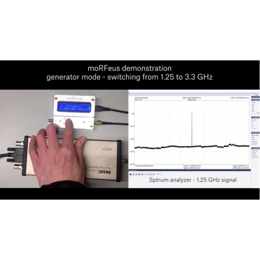 MoRFeus - A field-configurable wideband frequency converter and signal generator - Electronics