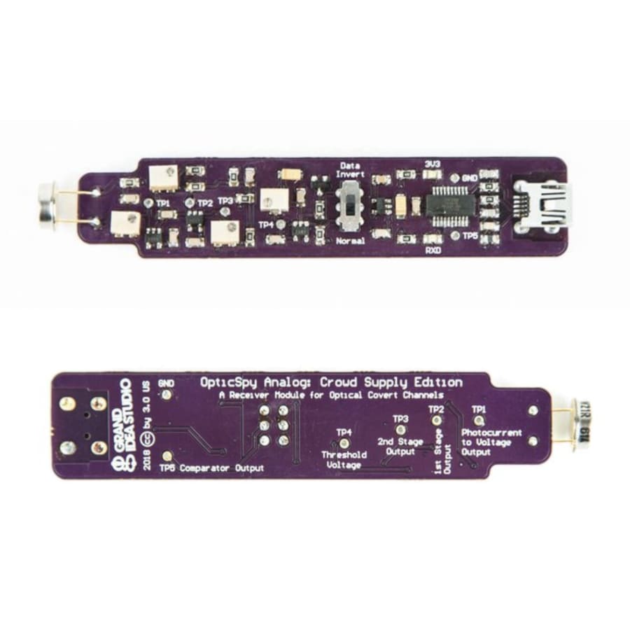 OpticSpy - A tool to explore optical data transmissions and covert channels - Electronics